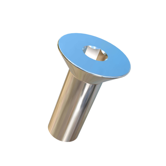 Titanium #10-24 X 3/4 Inch UNC Flat Head Socket Drive Binding Post Barrel